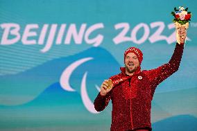 (SP)CHINA-ZHANGJIAKOU-WINTER PARALYMPICS-AWARDING CEREMONY-PARA SNOWBOARD(CN)