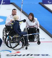 (SP)CHINA-BEIJING-WINTER-PARALYMPICS-WHEELCHAIR CURLING-ROUND ROBIN SESSION-CAN VS SWE (CN)