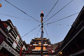 CHINA-TIBET-XIGAZE-MONASTERY-CEREMONIAL EVENT (CN)