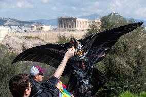 GREECE-ATHENS-CLEAN MONDAY-FLYING KITES