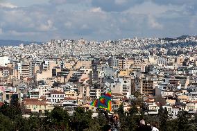 GREECE-ATHENS-CLEAN MONDAY-FLYING KITES