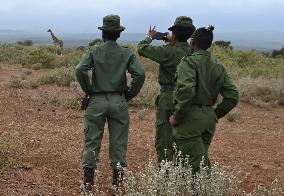 All-female ranger group in Kenya