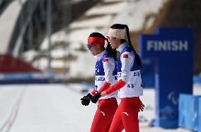 (SP)CHINA-ZHANGJIAKOU-WINTER PARALYMPICS-PARA BIATHLON-WOMEN'S MIDDLE DISTANCE STANDING(CN)