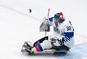 (SP)CHINA-BEIJING-WINTER PARALYMPICS-PARA ICE HOCKEY-GROUP A-CAN VS KOR(CN)