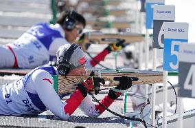 (SP)CHINA-ZHANGJIAKOU-WINTER PARALYMPICS-PARA BIATHLON-MEN'S MIDDLE DISTANCE VISION IMPAIRED (CN)