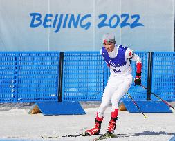 (SP)CHINA-ZHANGJIAKOU-WINTER PARALYMPICS-PARA BIATHLON-MEN'S MIDDLE DISTANCE VISION IMPAIRED (CN)