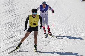 (SP)CHINA-ZHANGJIAKOU-WINTER PARALYMPICS-PARA BIATHLON-MEN'S MIDDLE DISTANCE VISION IMPAIRED (CN)