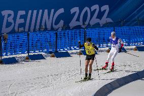 (SP)CHINA-ZHANGJIAKOU-WINTER PARALYMPICS-PARA BIATHLON-MEN'S MIDDLE DISTANCE VISION IMPAIRED (CN)