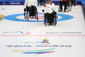 (SP)CHINA-BEIJING-WINTER PARALYMPICS-WHEELCHAIR CURLING-ROUND ROBIN SESSION-LAT VS NOR (CN)