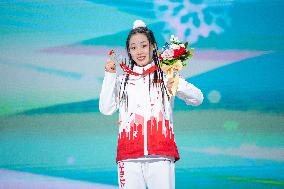 (SP)CHINA-BEIJING-WINTER PARALYMPICS-ALPINE SKIING-WOMEN'S SUPER COMBINED STANDING-AWARDING CEREMONY (CN)