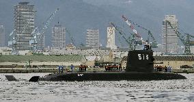 New Japanese submarine Taigei goes into service