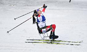 (SP)CHINA-ZHANGJIAKOU-WINTER PARALYMPICS-PARA CROSS-COUNTRY SKIING-WOMEN'S SPRINT SITTING FINAL (CN)