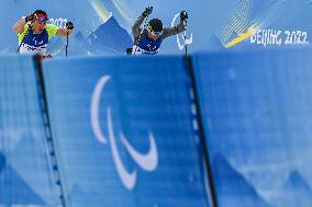 (SP)CHINA-ZHANGJIAKOU-WINTER PARALYMPICS-PARA CROSS-COUNTRY SKIING-MEN'S SPRINT SITTING FINAL (CN)
