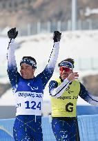 (SP)CHINA-ZHANGJIAKOU-WINTER PARALYMPICS-PARA CROSS-COUNTRY SKIING-MEN'S SPRINT FREE TECHNIQUE VISION IMPAIRED(CN)