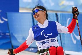 (SP)CHINA-ZHANGJIAKOU-WINTER PARALYMPICS-PARA CROSS-COUNTRY SKIING-WOMEN'S SPRINT SITTING FINAL (CN)