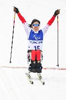 (SP)CHINA-ZHANGJIAKOU-WINTER PARALYMPICS-PARA CROSS-COUNTRY SKIING-WOMEN'S SPRINT SITTING FINAL (CN)