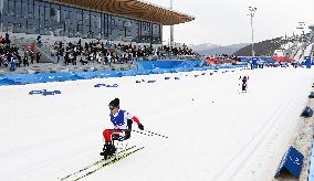 (SP)CHINA-ZHANGJIAKOU-WINTER PARALYMPICS-PARA CROSS-COUNTRY SKIING-WOMEN'S SPRINT SITTING FINAL (CN)