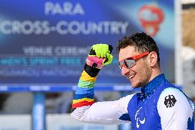 (SP)CHINA-ZHANGJIAKOU-WINTER PARALYMPICS-PARA CROSS-COUNTRY SKIING-MEN'S SPRINT FREE STANDING FINAL (CN)