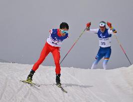 (SP)CHINA-ZHANGJIAKOU-WINTER PARALYMPICS-PARA CROSS-COUNTRY SKIING-MEN'S SPRINT FREE STANDING (CN)