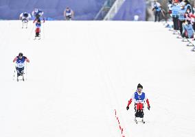 (SP)CHINA-ZHANGJIAKOU-WINTER PARALYMPICS-PARA CROSS-COUNTRY SKIING-WOMEN'S SPRINT SITTING FINAL (CN)