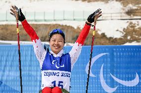 (SP)CHINA-ZHANGJIAKOU-WINTER PARALYMPICS-PARA CROSS-COUNTRY SKIING-WOMEN'S SPRINT SITTING FINAL (CN)