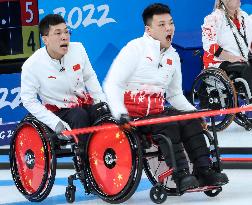 (SP)CHINA-BEIJING-WINTER PARALYMPICS-WHEELCHAIR CURLING-ROUND ROBIN SESSION-CHN VS NOR (CN)