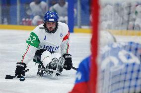 (SP)CHINA-BEIJING-WINTER PARALYMPICS-PARA ICE HOCKEY-QUALIFYING FINALS-KOR VS ITA (CN)