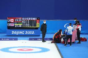 (SP)CHINA-BEIJING-WINTER PARALYMPICS-WHEELCHAIR CURLING-ROUND ROBIN SESSION-CAN VS GBR(CN)