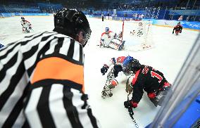 (SP)CHINA-BEIJING-WINTER PARALYMPICS-PARA ICE HOCKEY-QUALIFYING FINALS-CHN VS CZE (CN)