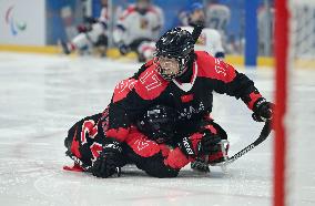 (SP)CHINA-BEIJING-WINTER PARALYMPICS-PARA ICE HOCKEY-QUALIFYING FINALS-CHN VS CZE (CN)