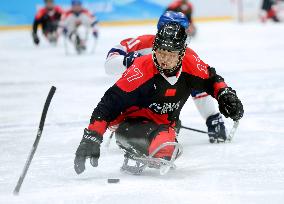 (SP)CHINA-BEIJING-WINTER PARALYMPICS-PARA ICE HOCKEY-QUALIFYING FINALS-CHN VS CZE (CN)