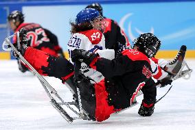 (SP)CHINA-BEIJING-WINTER PARALYMPICS-PARA ICE HOCKEY-QUALIFYING FINALS-CHN VS CZE (CN)