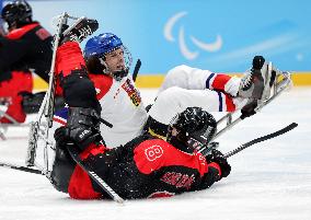 (SP)CHINA-BEIJING-WINTER PARALYMPICS-PARA ICE HOCKEY-QUALIFYING FINALS-CHN VS CZE (CN)