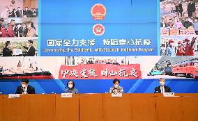 CHINA-HONG KONG-CARRIE LAM-PRESS CONFERENCE (CN)