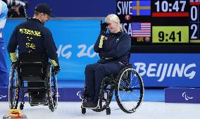 (SP)CHINA-BEIJING-WINTER PARALYMPICS-WHEELCHAIR CURLING-ROUND ROBIN SESSION-SWE VS USA (CN)