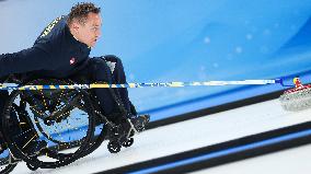 (SP)CHINA-BEIJING-WINTER PARALYMPICS-WHEELCHAIR CURLING-ROUND ROBIN SESSION-SWE VS USA (CN)