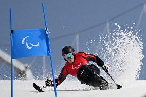 (SP)CHINA-BEIJING-WINTER PARALYMPICS-ALPINE SKIING-MEN'S GIANT SLALOM SITTING (CN)