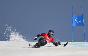 (SP)CHINA-BEIJING-WINTER PARALYMPICS-ALPINE SKIING-MEN'S GIANT SLALOM SITTING (CN)