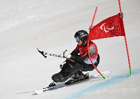 (SP)CHINA-BEIJING-WINTER PARALYMPICS-ALPINE SKIING-MEN'S GIANT SLALOM SITTING (CN)