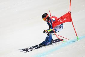 (SP)CHINA-BEIJING-WINTER PARALYMPICS-ALPINE SKIING-MEN'S GIANT SLALOM STANDING(CN)