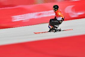 (SP)CHINA-BEIJING-WINTER PARALYMPICS-ALPINE SKIING-MEN'S GIANT SLALOM SITTING (CN)