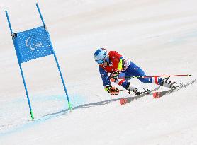 (SP)CHINA-BEIJING-WINTER PARALYMPICS-ALPINE SKIING-MEN'S GIANT SLALOM STANDING(CN)