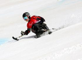 (SP)CHINA-BEIJING- WINTER PARALYMPICS-ALPINE SKIING-MEN'S GIANT SLALOM SITTING (CN)