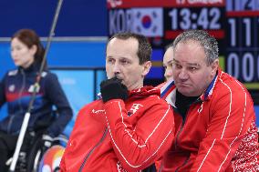 (SP)CHINA-BEIJING-WINTER PARALYMPICS-WHEELCHAIR CURLING-ROUND ROBIN SESSION- SVK VS EST(CN)