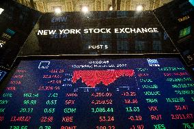 U.S.-NEW YORK-STOCK MARKET-FALL