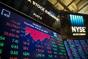 U.S.-NEW YORK-STOCK MARKET-FALL
