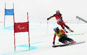(SP)CHINA-BEIJING-WINTER PARALYMPICS-ALPINE SKIING-WOMEN'S GIANT SLALOM-VISION IMPAIRED (CN)