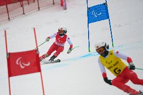 (SP)CHINA-BEIJING-WINTER PARALYMPICS-ALPINE SKIING-WOMEN'S GIANT SLALOM-VISION IMPAIRED (CN)