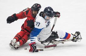 (SP)CHINA-BEIJING-WINTER PARALYMPICS-PARA ICE HOCKEY-SEMIFINAL-CAN VS KOR