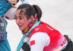 (SP)CHINA-BEIJING-WINTER PARALYMPICS-ALPINE SKIING-WOMEN'S GIANT SLALOM-SITTING (CN)
